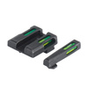 Hiviz - LiteWave H3 Tritium/Litepipe Pistolenzielgeräte - Glock - Grün - Weißer Umriss - GLN325