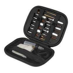 MFH - Handfeuerwaffen-Reinigungsset - 19 Teile - Schwarz - 27382