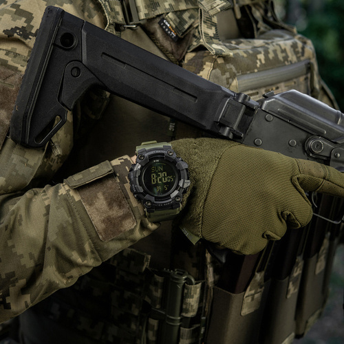 M-Tac - Taktische Uhr 2037 - LED - 5 ATM - Grün - 50007001