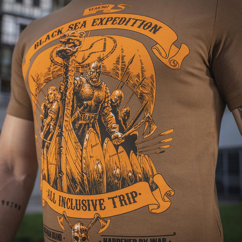 M-Tac - Black Sea Expedition T-Shirt für Männer - Coyote Brown - 80025017