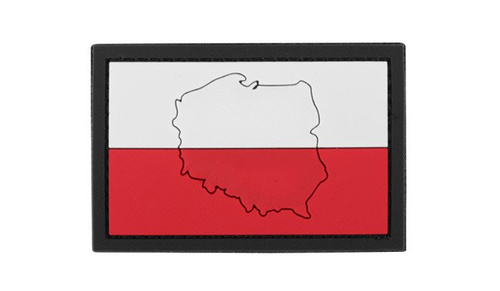 101 Inc. - 3D Emblem - Polen mit Kontur - 444130-7173