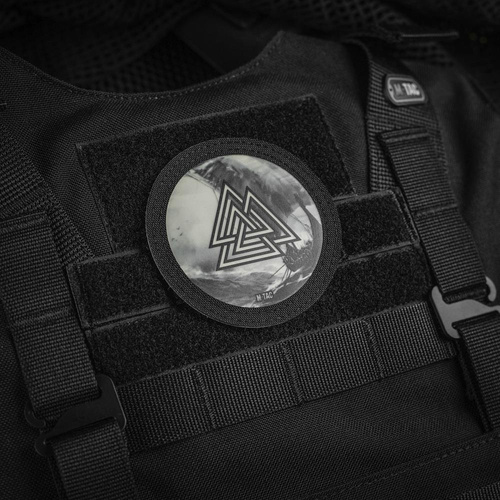 M-Tac - Patch Valknut/Drakkar - Cordura 500D - Schwarz/Fluoreszierend - 51291299