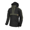Helikon - Anorak Woodsman® Jacke - Schwarz / Taiga Grün - KU-WDN-DC-0109A