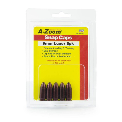 Lyman - A-Zoom Metall-Schnappdeckel - 9 x 19 mm Para - 5 Stück - 15116