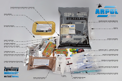 Arpol - Rifleman MRE Food Ration SPŻ2SH - Rindergulasch in ungarischer Soße - 1504250