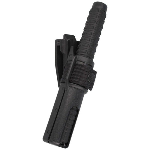 ESP - Gehärteter, erweiterbarer Schlagstock mit Halter - 23" - Extra-Griff - Schwarz - ExB-23H BLK BH-55