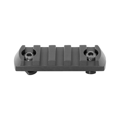 MFT - Tekko Metal M-LOK 2 3/8'' Picatinny Montageschiene - 5 Schlitzen - Schwartz - TMMLR5