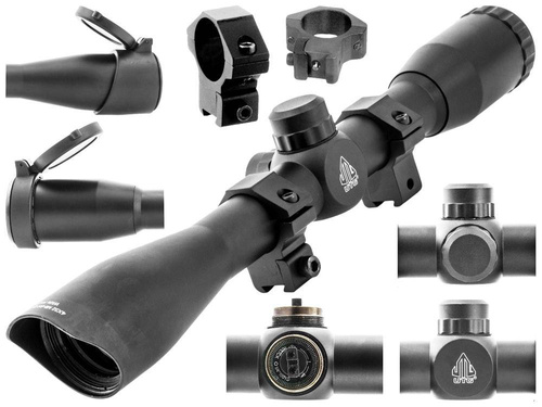 Leapers – UTG True Hunter® 4x32 Zielfernrohr – 1" – Schwalbenschwanz 11 mm – Mil-Dot – SCP-U432FD