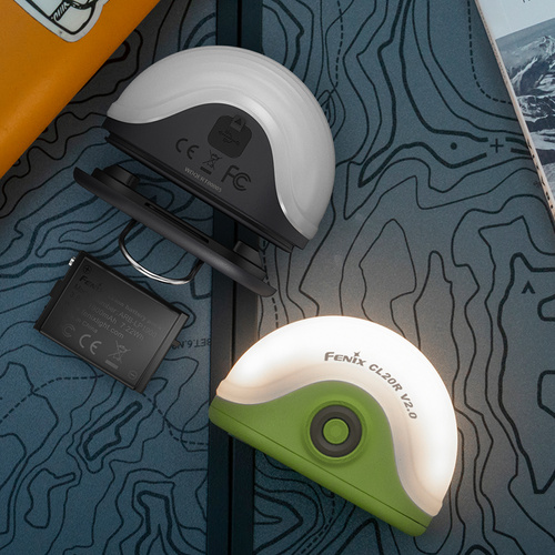 Fenix – Campinglampe CL20R V2.0 – 300 lm – Schwarz – CL20R V2.0 black