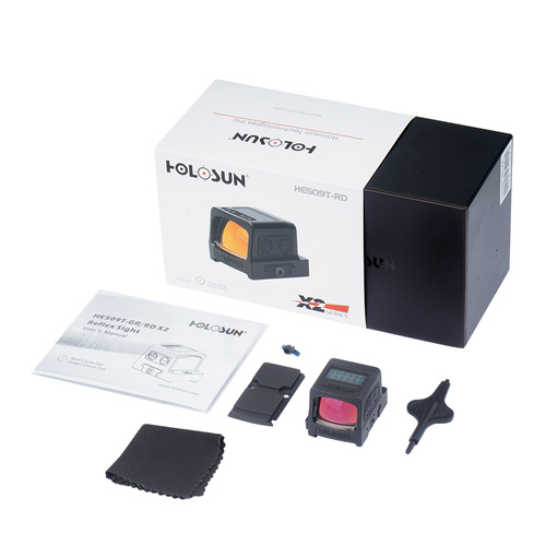 Holosun - HE509T-RD X2 Series Red Dot - RMR - Solarpanel / Titanium - HE509T-RD X2
