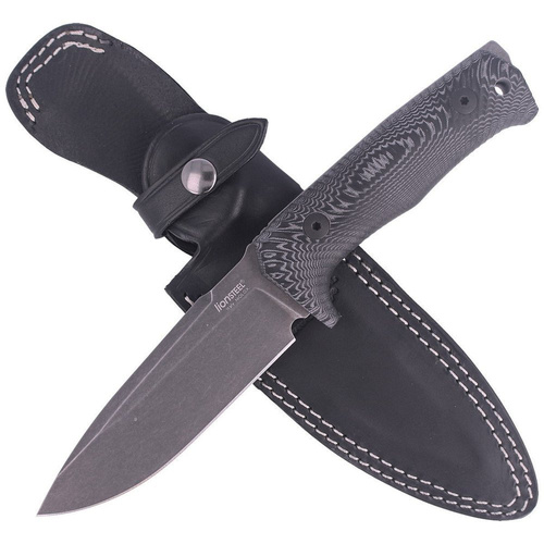 Lion Steel - Tactical Schwarz Micarta / Schwarz Klinge Messer - Stahl - T5B MI