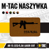 M-Tac - AR-15 223/5.56 Lasergeschnittener Aufnäher - Coyote/Schwarz - 51111502