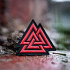 M-Tac - 3D PVC Patch Valknut - Rot / Schwarz - 51163233