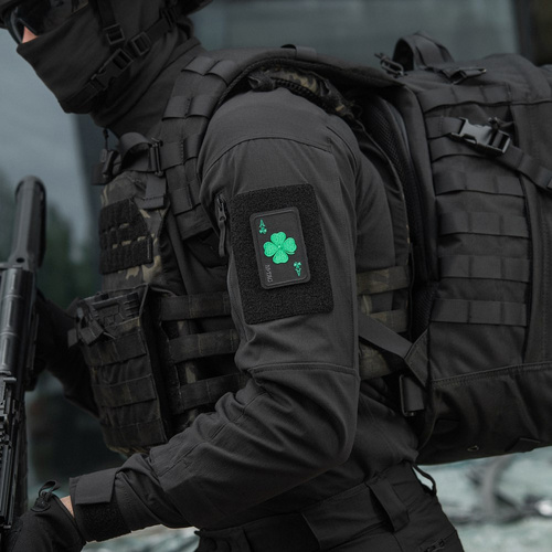 M-Tac – Lucky Card Patch – Cordura 500D – Kleeblatt – Schwarz – 51391002