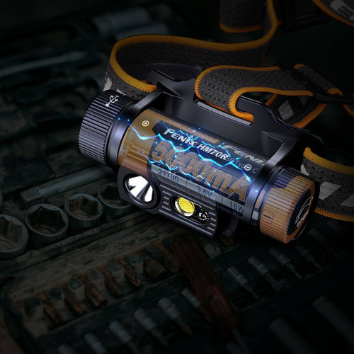 Fenix - LED Stirnlampe mit 5000 mAh Akku - 1600 Lumen - HM70R