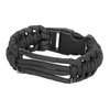 Mil-Tec - Survival-Armband / Uhrenarmband - Schwarz