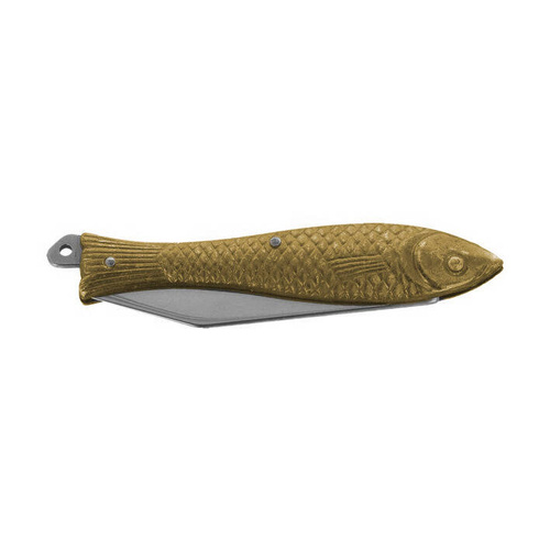 Mikov - Fishlet-Klappmesser - Gold - 130-NZN-1/ZL