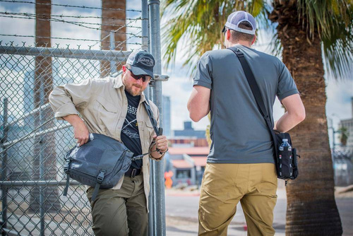 Helikon - Tasche Urban Courier Bag Large® - Cordura® - Black / Shadow Grey - TB-UCL-CD-0135A