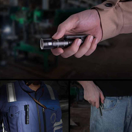 Fenix - LED-Taschenlampe LD12R mit Wiederaufladbarer Batterie - 600 lm - Schwarz - LD12R