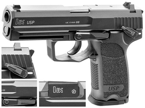 Umarex - Heckler&Koch USP Blowback Pistole Replica - Metallschlitten - CO2 - 2.6356