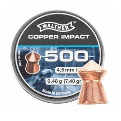 Walther - Luftgewehrkugeln Diabolo Walter Copper Impact - 4,5 mm - 500 Stück - 4.1933