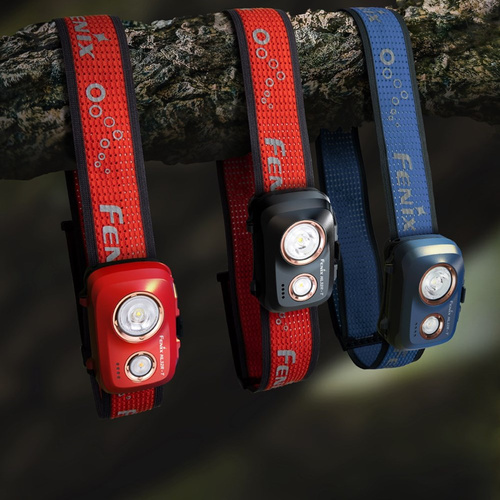 Fenix - HL32R-T LED-Stirnlampe - 800 Lm - Rot / Schwarz - 039-548