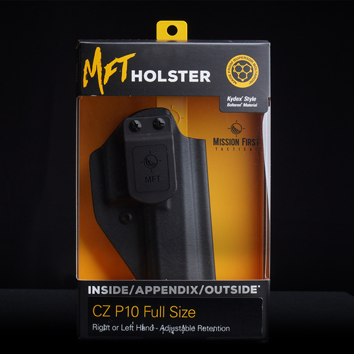 MFT - IWB Innenholster für CZ P-10 Pistole - Schwarz - HCZP10FSAIWBA