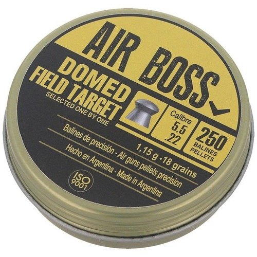 Apolo - Air Boss Domed Field Target Luftgewehrkugeln - .22 / 5,5 mm - 250 psc (E 30203)