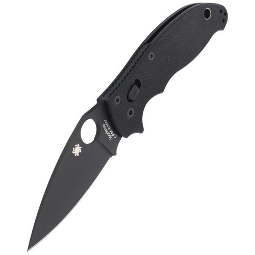 Spyderco - Manix™ 2 G-10 Schwarz / Schwarz Klinge Messer - C101GPBBK2
