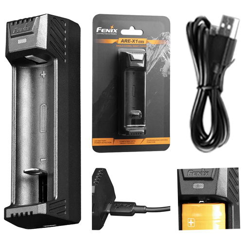 Fenix - ARE-X1 V2.0 Mikroprozessor-Akkuladegerät - 18650 - USB-C