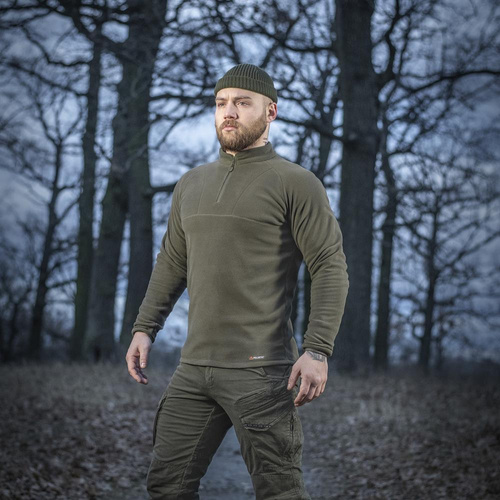 M-Tac - Militär-Fleece Delta Polartec Cardigan Raglan - Dark Olive - 70022048