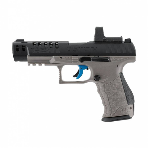 Walther - Q5 Match 5" Combo SET CO2-Luftgewehr mit Umarex RDS 8 roter Punkt- 4,5 mm - 5.8421-1