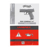 Umarex - Luftpistole Walther PDP Compact 4" 4,5 mm CO2 - BB - Schwarz - 5.8433