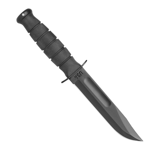 Ka-Bar 1258 - Short Schwarz Messer - GFN Scheide