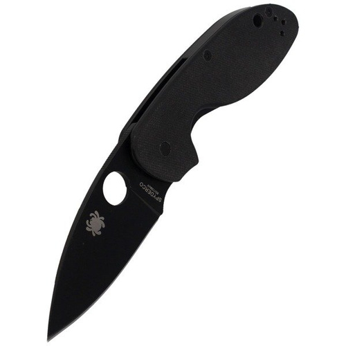 Spyderco - Efficient™ G-10 Schwarz / Schwarz Klinge PlainEdge™ Messer - C216GPBBK