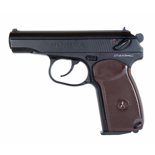 Norica - CO₂-Luftgewehr Makarov PM Replica mit Koffer - 4,5 mm Diabolo - PACK N.A.C. 2020