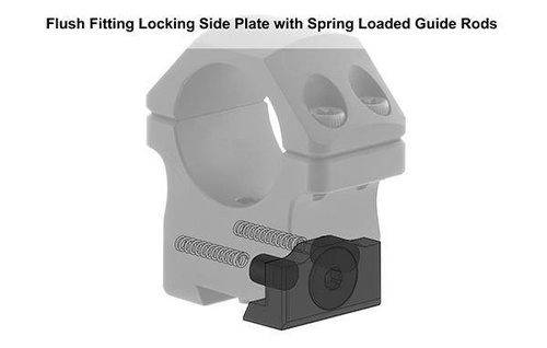 Leapers - Zweiteilige Montage UTG POI 30/11 - 30 mm - Niedrig - Schwarz - RDU013010