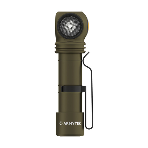 Armytek - Stirnlampe Wizard C2 Pro - Magnetisches Ladegerät - 2500 lm - 18650 - Olive - F08701CO
