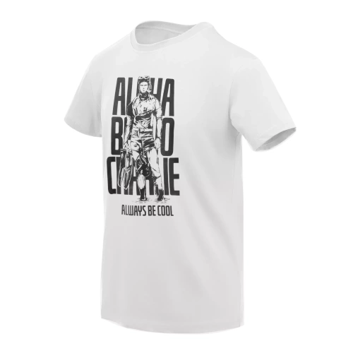 Helikon - T-shirt Alpha Bravo Charlie - Baumwolle - Weiß - TS-ABH-CO-01