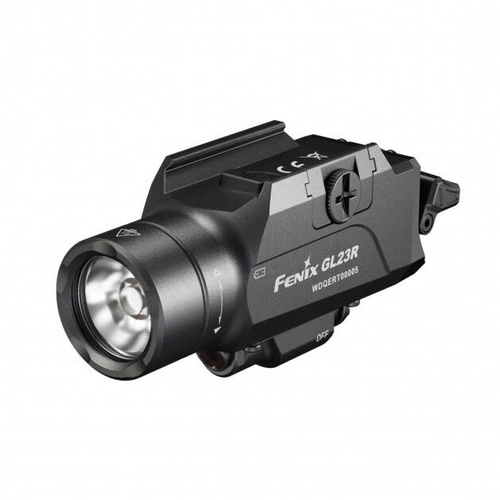 Fenix - Taschenlampe Taktische Waffe mit Laser GL23R - Luminus SFT40 LED - 1200 lm - Schwarz - GL23R