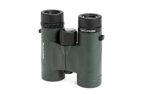 Celestron - Militär-Fernglas Nature DX 8x32 - Schwarz/Grün - 71330
