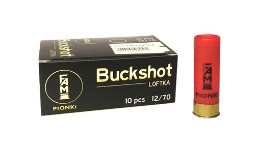 FAM Pionki - Hunting Ammunition 12/70 SSG 6,8 mm 22 g - Buckshot
