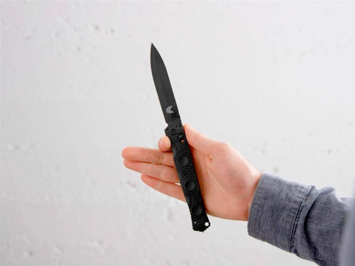 Benchmade - Tactical Messer 391BK SOCP - D2 - Schwarz - 391BK