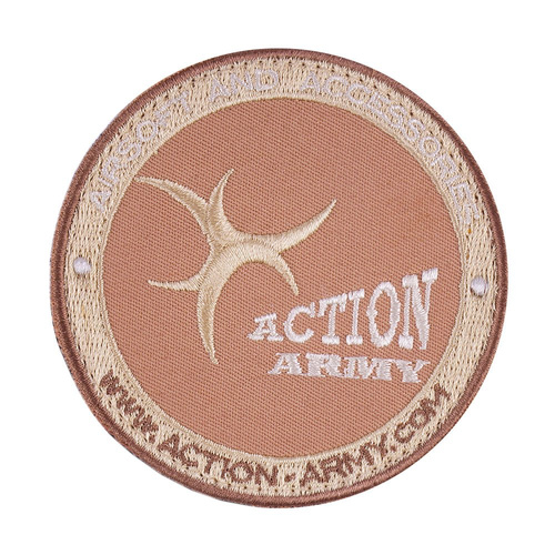 Action Army - Aufnäher - Braun