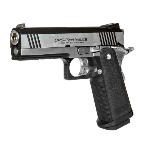 Tokyo Marui - Replica ASG der Pistole Hi-CAPA Custom - Schwarz/Silber - TMR-02-029604