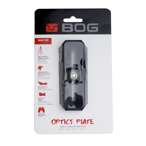 BOG - Montageplatte für Deathgrip Infinite und Sherpa Stative Optikplatte - Arca Swiss - 1204206