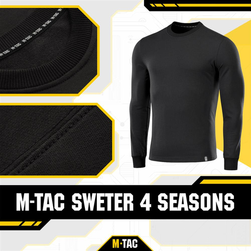 M-Tac - 4 Seasons Militärpullover - Schwarz - 20044002