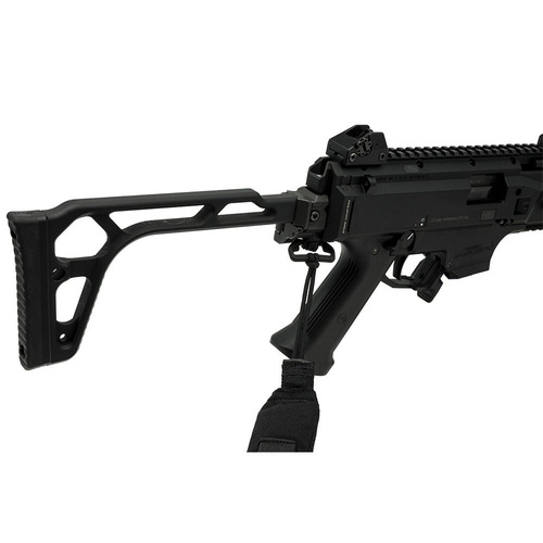Strike Industries - Scorpion EVO3 Stock Adapter Rückenplatte - Schwarz - SI-CEVO-SA-QD-BK