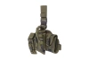 GFC Tactical - Modulare Oberschenkelplatte mit Holster - Wz.93/PL Woodland - GFT-29-019530