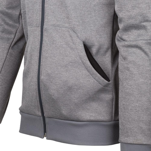 Helikon - Urban Tactical Hoodie® - Fullzip - Poliester - Schwarz / Grau melange - BL-UHF-PO-M1